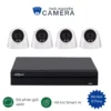 Bộ 4 mắt camera IP TopSee 4.0 Mpx POE 1 camera thai nguyen 4 mat